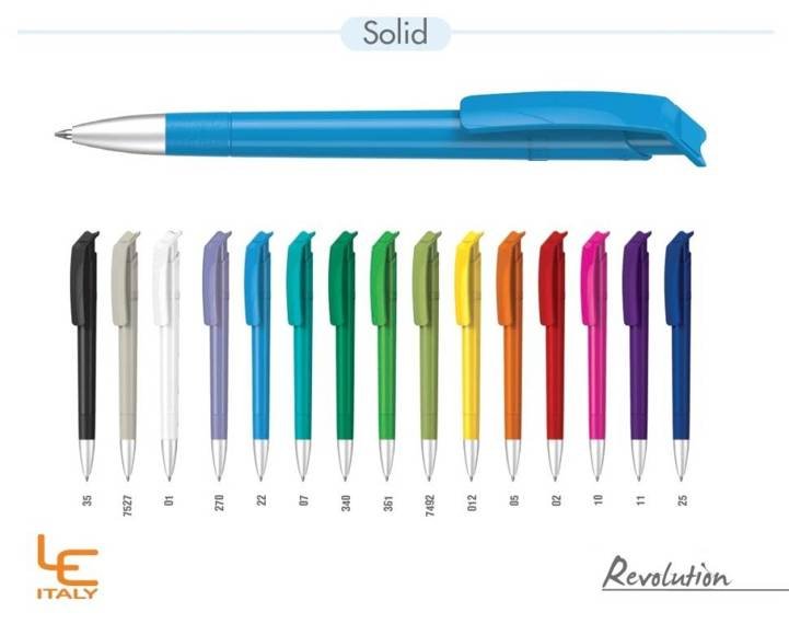 LE ITALY Revolution solid ALrPET turquoise ballpoint pen