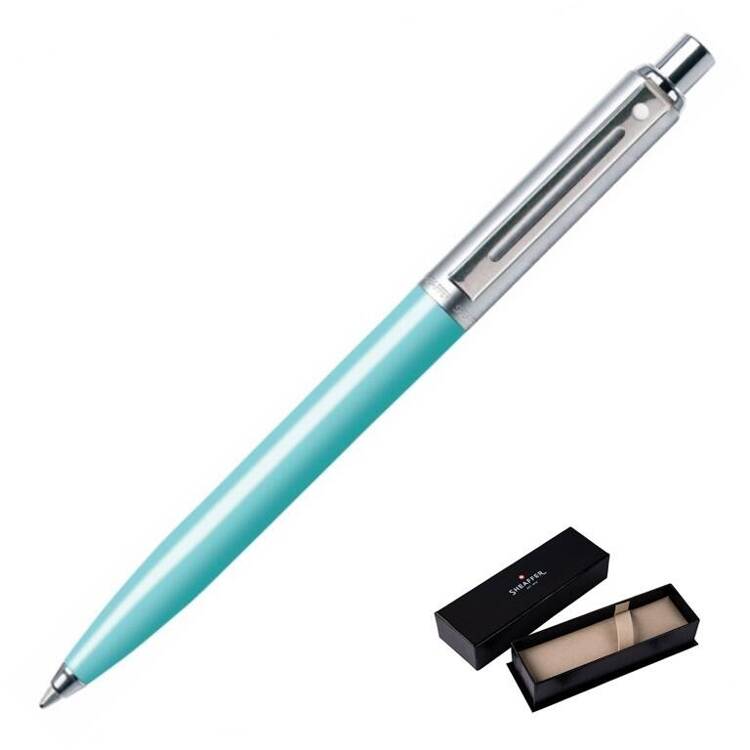 321 Długopis Sheaffer Sentinel turkusowy, wykończenia niklowane