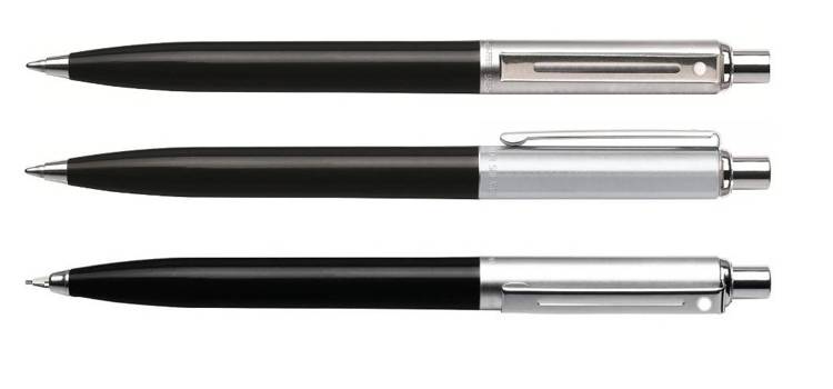 321 Zestaw (długopis i ołówek automatyczny) Sheaffer Sentinel czarny, wykończenia niklowane