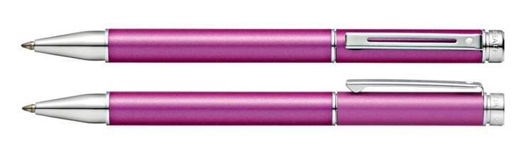 9156 Długopis Sheaffer kolekcja 200, różowy, wykończenia chromowane