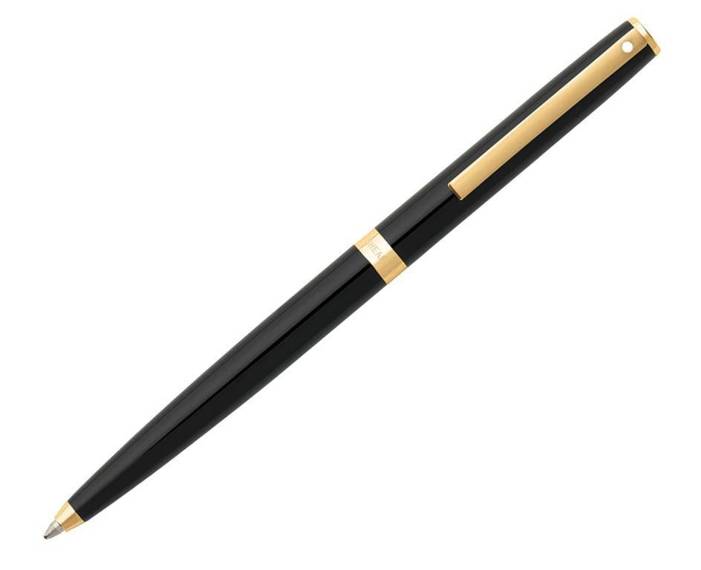 9471 Długopis Sheaffer kolekcja Sagaris, czarny, wykończenia w kolorze złotym