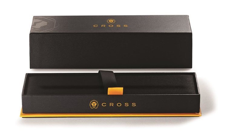 Długopis Cross Century II czarne, elementy pokryte 23k złotem