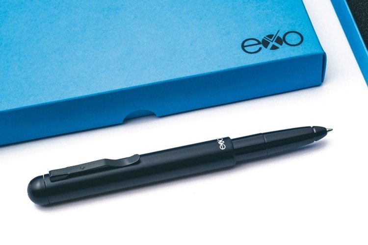 Długopis exo PenCraft z pamięcią 16GB i OTG, czarny, czarne wykończenia