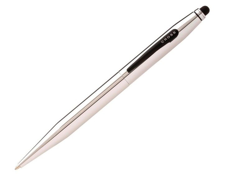 Długopis ze stylusem Cross Tech2 chrom, elementy czarne