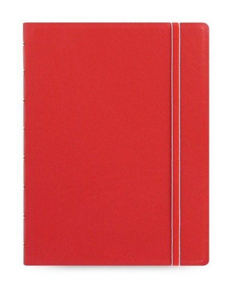 Notebook fILOFAX CLASSIC A5 blok w linie, czerwony